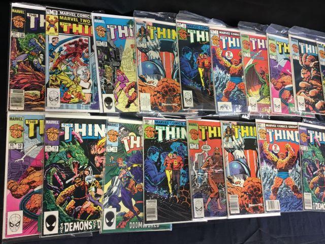 30 The Thing comic books