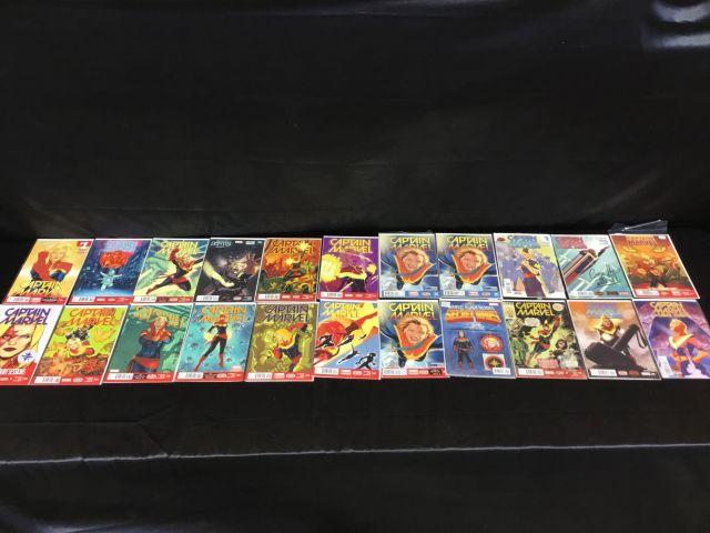 22 Captain Marvel comic books
