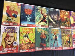 22 Captain Marvel comic books