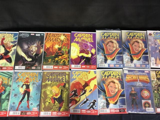 22 Captain Marvel comic books