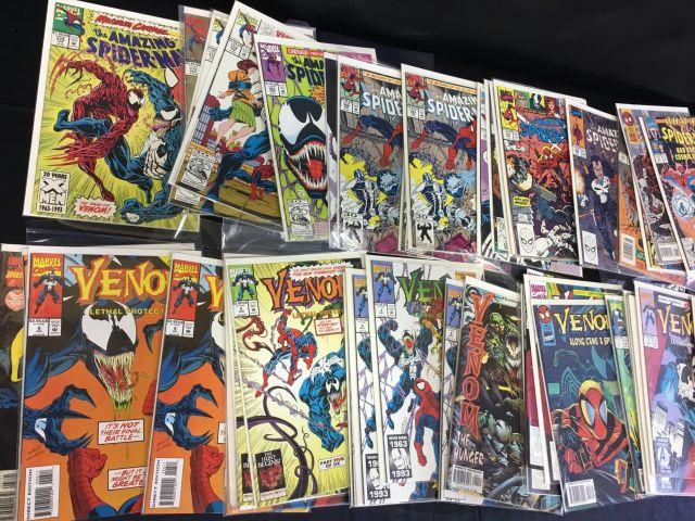 65 Spiderman comic books