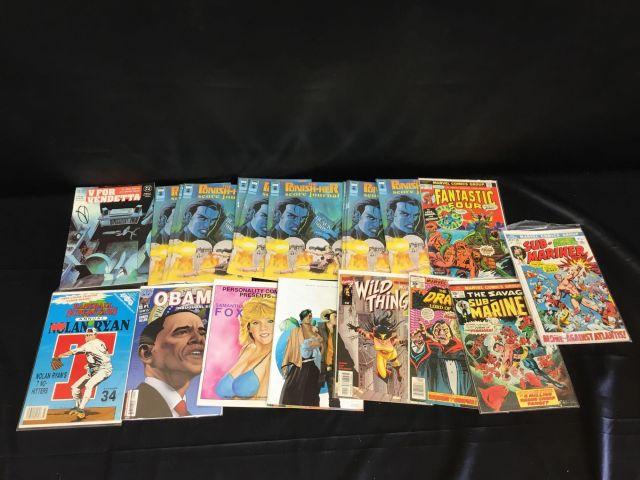 21 miscellaneous comic books