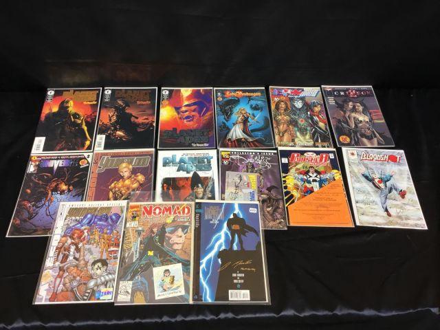 15 exclusive covers and artist signed comic books