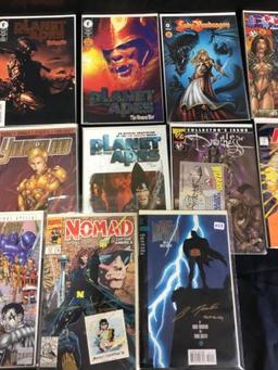 15 exclusive covers and artist signed comic books