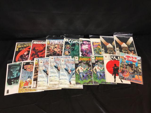 18 miscellaneous independent comic books