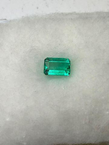 Emerald light green .80 carat