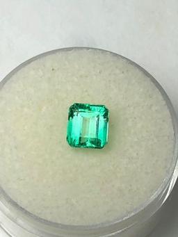 Emerald Light green-1.14 karat
