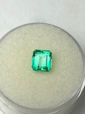 Emerald Light green-1.14 karat