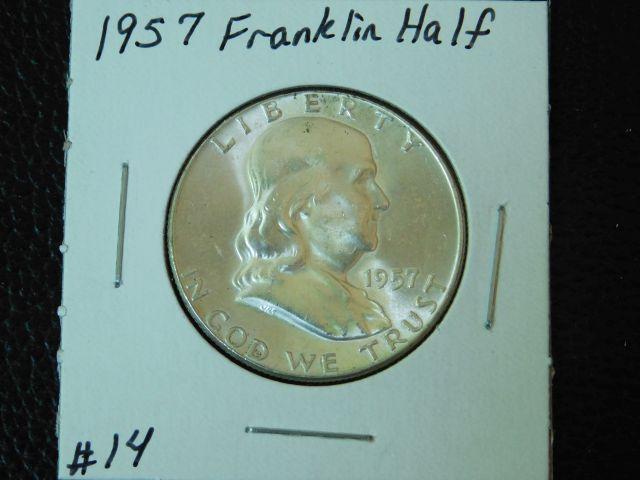 1957 FRANKLIN HALF BU