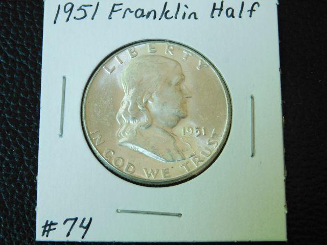 1951 FRANKLIN HALF BU