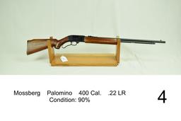 Mossberg    Palomino 400    Cal .22 LR    Condition: 90%