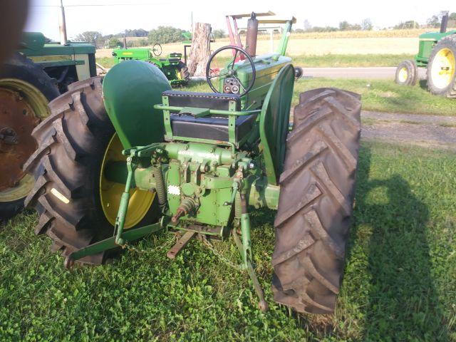 1956 JD-420-W-#94769 - all green, fenders, new rear tires, only 3,071 built