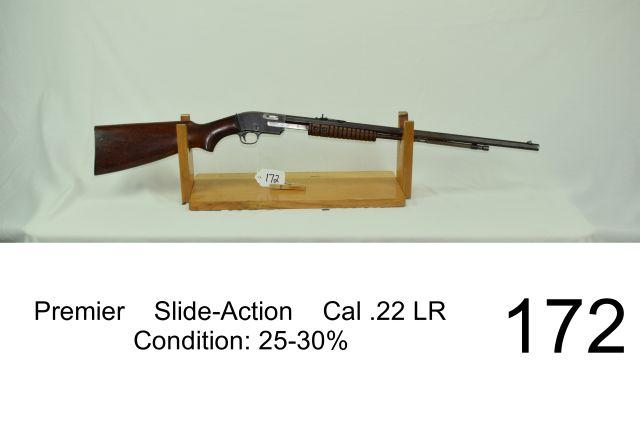 Premier    Slide-Action    Cal .22 LR    Condition: 25-30%