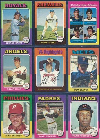1975 Topps Baseball complete set (660)