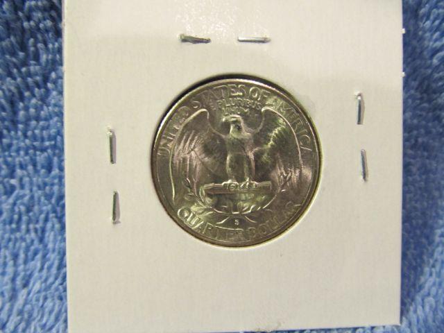 1946S/S WASHINGTON QUARTER BU