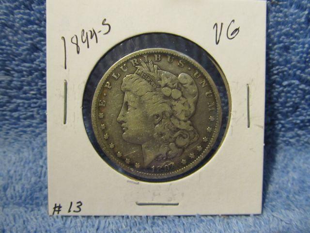 1894S MORGAN DOLLAR F