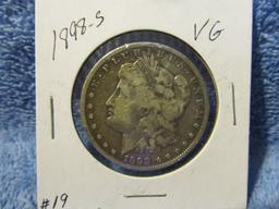 1898S MORGAN DOLLAR VG