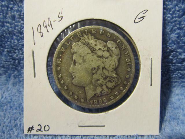 1899S MORGAN DOLLAR VG