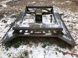 68 inch Brush cutter skid steer attachment