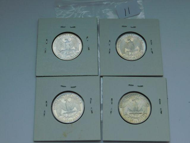 1977S,80S,81S,83S, WASHINGTON QUARTERS (4-COINS) PF