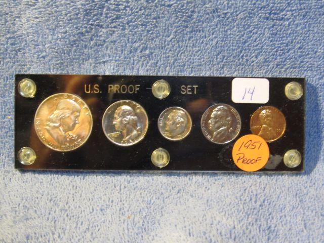 1951 PROOF SET IN HOLDER