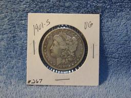 1901S MORGAN DOLLAR VG