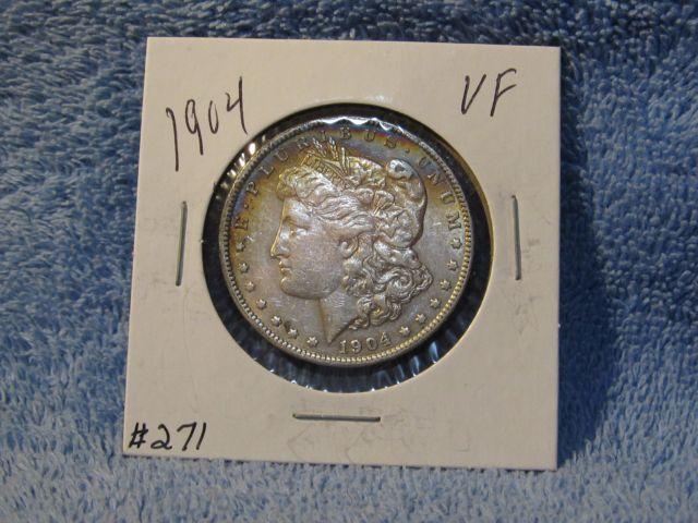 1904 MORGAN DOLLAR VF+