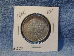 1904 MORGAN DOLLAR VF