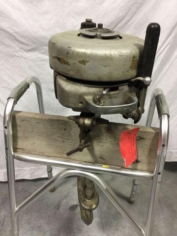 1938 Evinrude Sportwin w/ stand