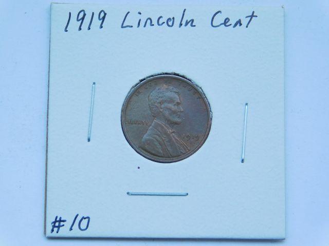 1919 LINCOLN CENT AU