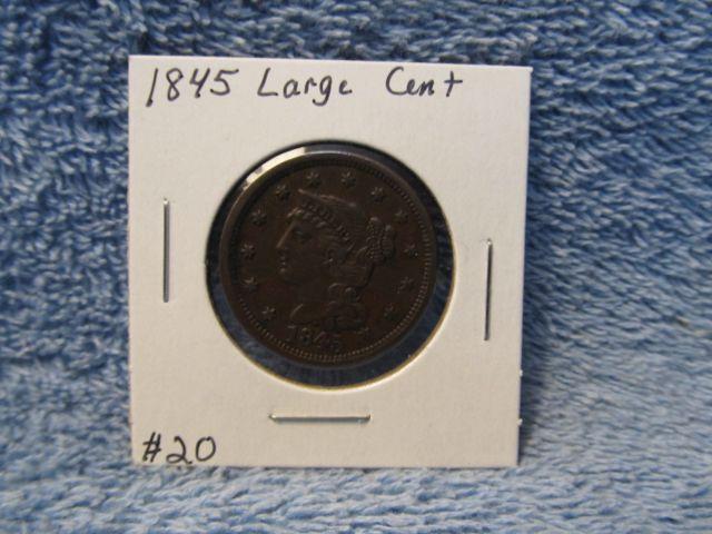 1845 LARGE CENT AU