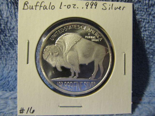 BUFFALO 1-OZ. .999 SILVER ROUND PF