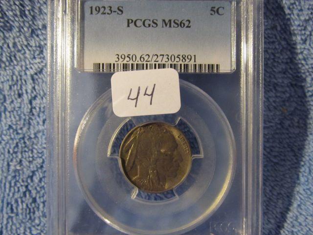 1923S BUFFALO NICKEL PCGS MS62