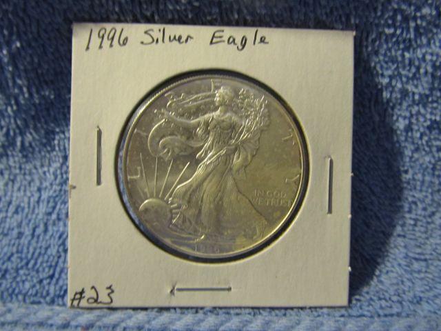 1996 SILVER EAGLE (KEY DATE) BU