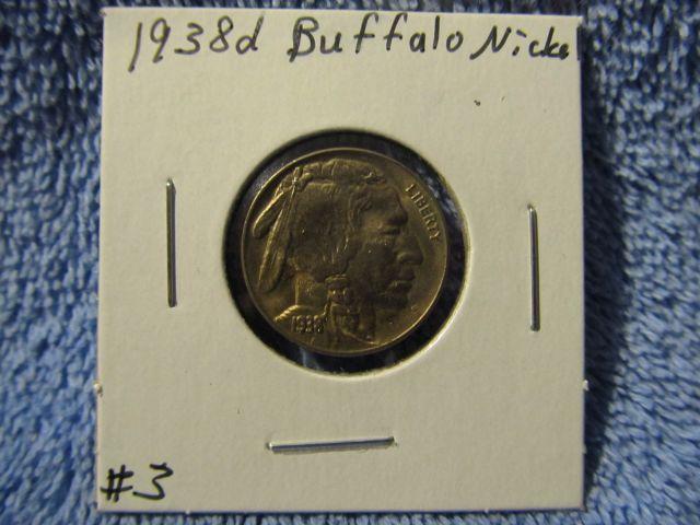 1938D BUFFALO NICKEL BU