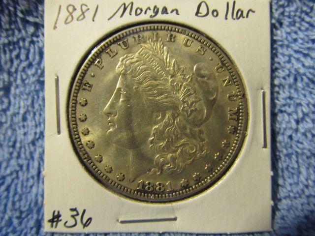 1881 MORGAN DOLLAR BU