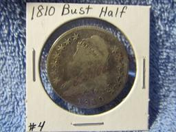 1810 BUST HALF VG