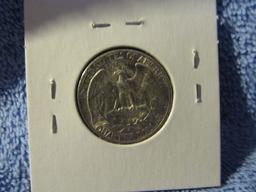 1945S WASHINGTON QUARTER BU