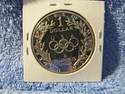 1988 U.S. OLYMPICS SILVER DOLLAR PF
