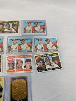 Rocky Colavito lot of 16 cards, one graded, many unusual cards