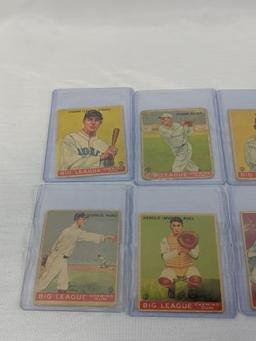 1933 Goudey R319 Lot of 10: Condition P/F