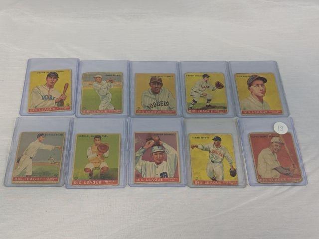 1933 Goudey R319 Lot of 10: Condition P/F