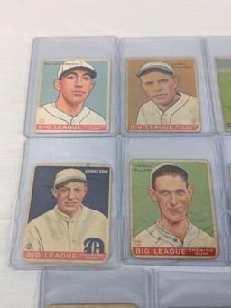 1933 Goudey R319 Lot of 11: Condition P/F