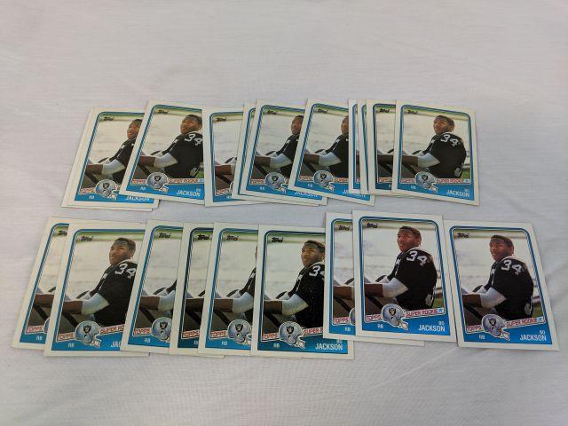 Bo Jackson Rookies - Lot of 20