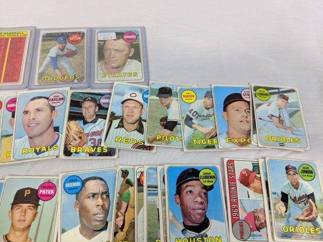 1969 Topps Baseball Card Lot of 50+