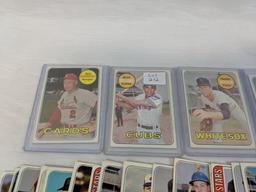 1969 Topps Baseball Card Lot of 60+