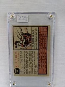 1962 Topps #300 Willie Mays