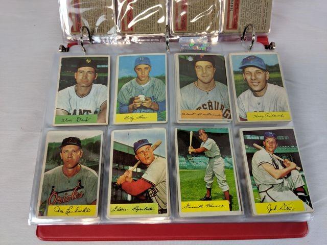 1954 Bowman Baseball Partial Set of 156 Different