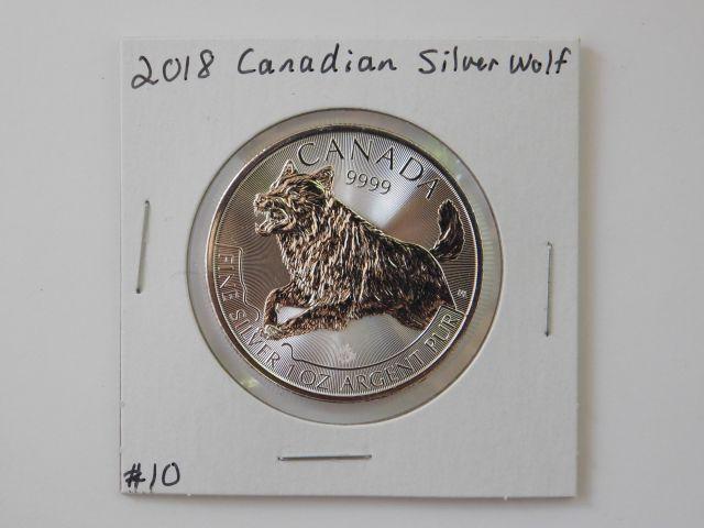 2018 CANADIAN SILVER WOLF BU