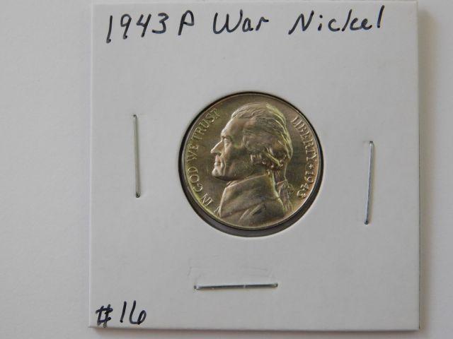 1943P JEFFERSON WAR NICKEL BU